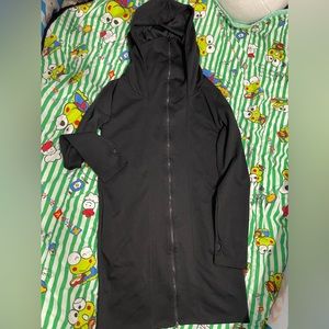 WARM TURTLE HOOD LONG ZIPUP